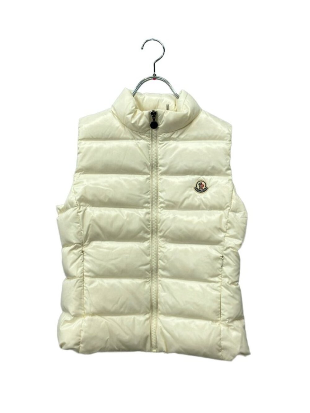 Moncler Down Vest Zip Up Logo Patch Ghany Kids